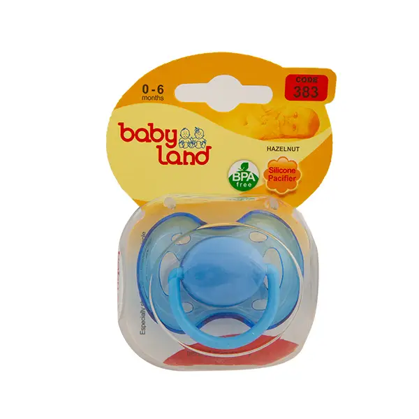 پستانک فندوقی النا شفاف بی بی لند سایز 1 کد 383