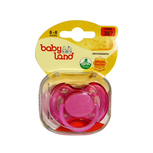 پستانک ارتودنسی النا شفاف بی بی لند سایز 1 کد 387