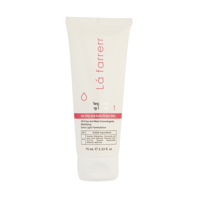 کرم کنترل کننده چربی و مات کننده پوست چرب شماره 1 لافارر 75 میلی لیتری