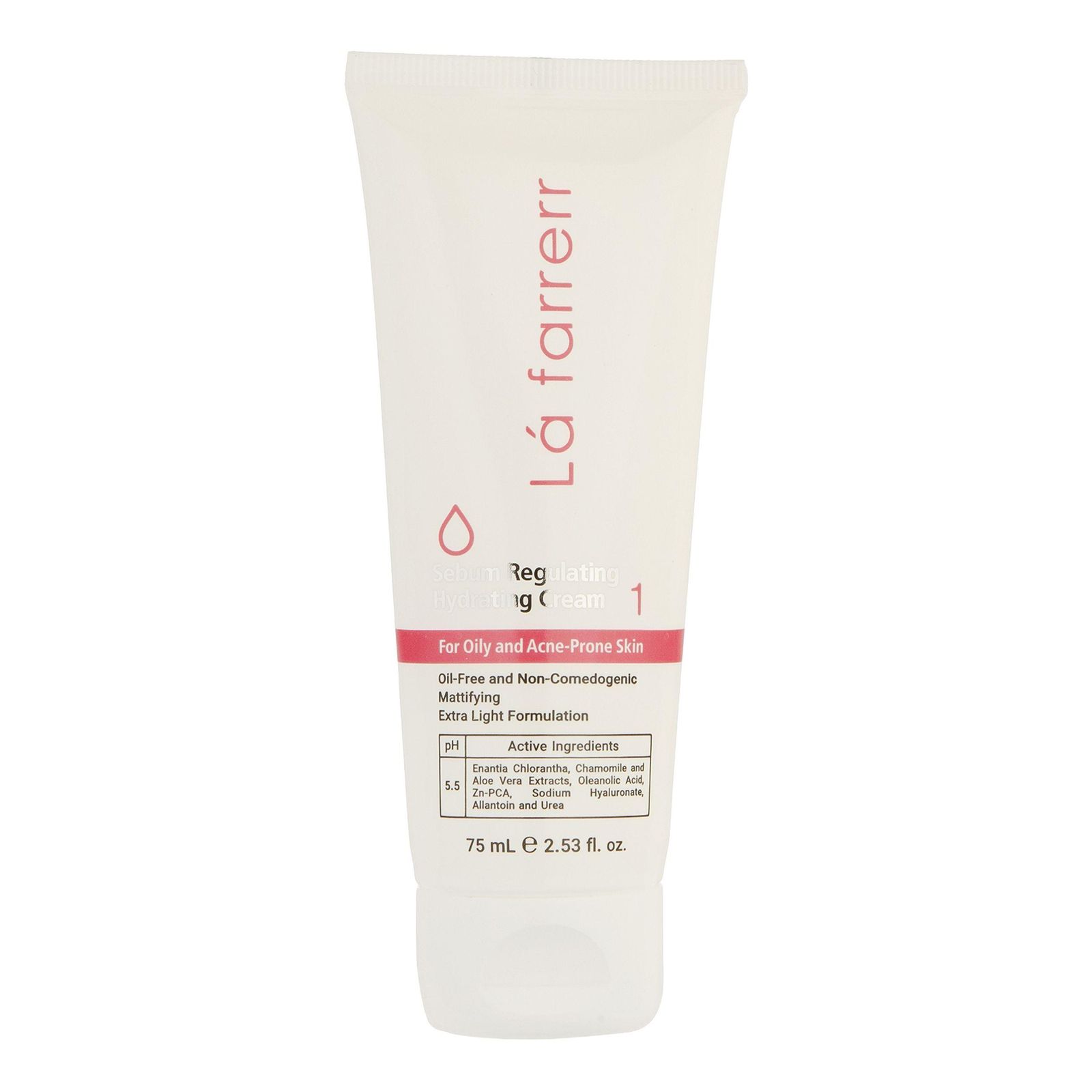 کرم کنترل کننده چربی و مات کننده پوست چرب شماره 1 لافارر 75 میلی لیتری