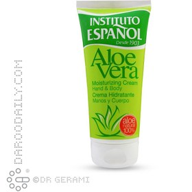 کرم مرطوب کننده دست و بدن آلوئه ورا انستیتو اسپانول 150 میلی لیتری