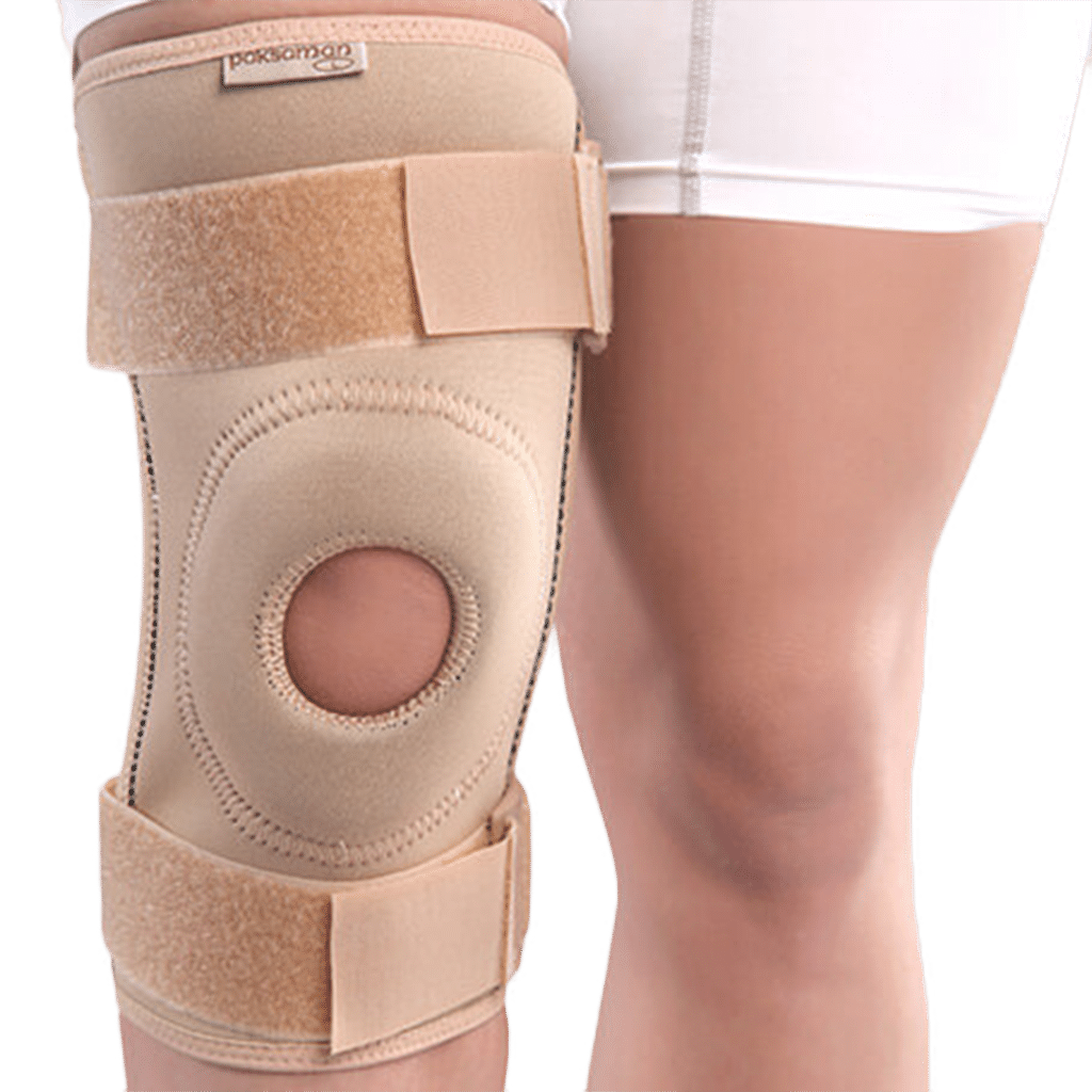 زانوبند طبی نئوپرنی کشکک باز پاک سمن سایز خیلی بزرگ