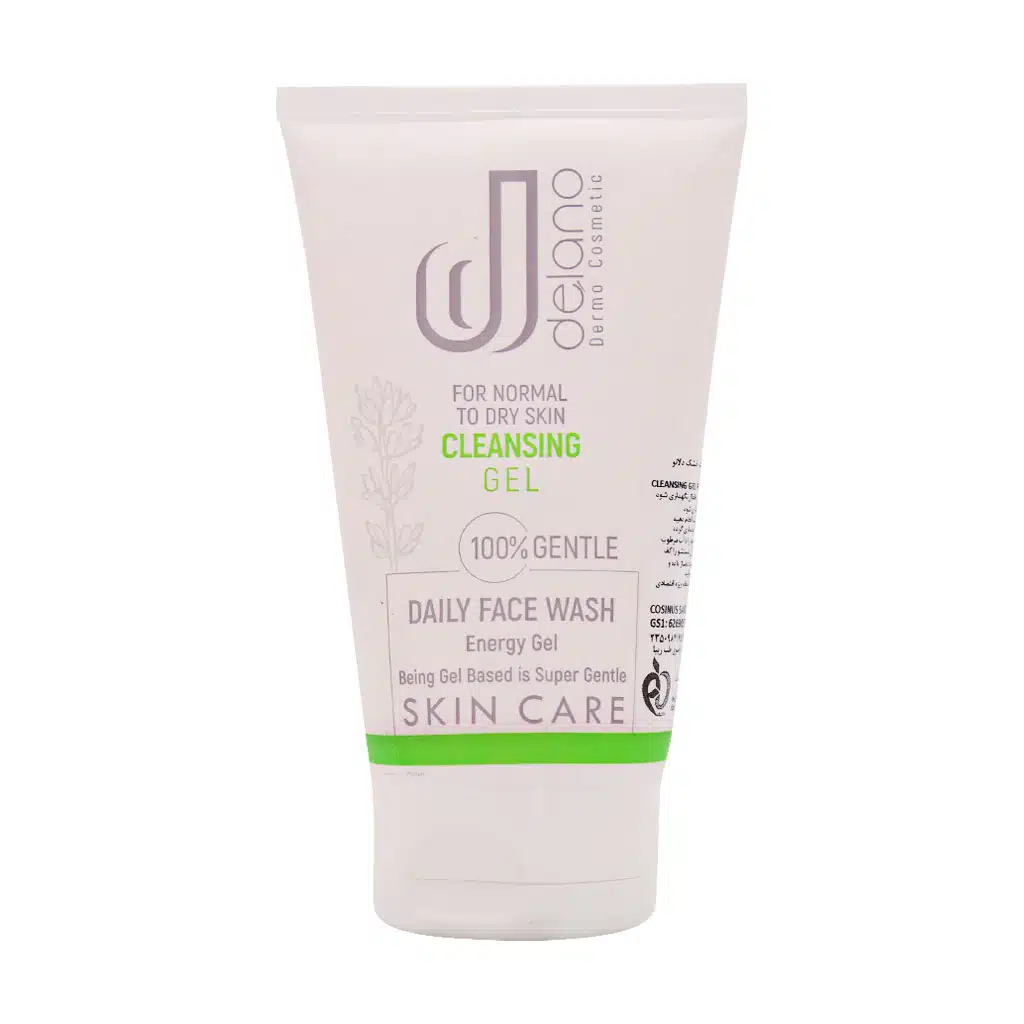 ژل فیس واش پوست خشک دلانو 150 میلی لیتری