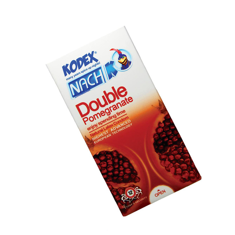 کاندوم ساده مدل Double Pomegranate کدکس 12 عددی