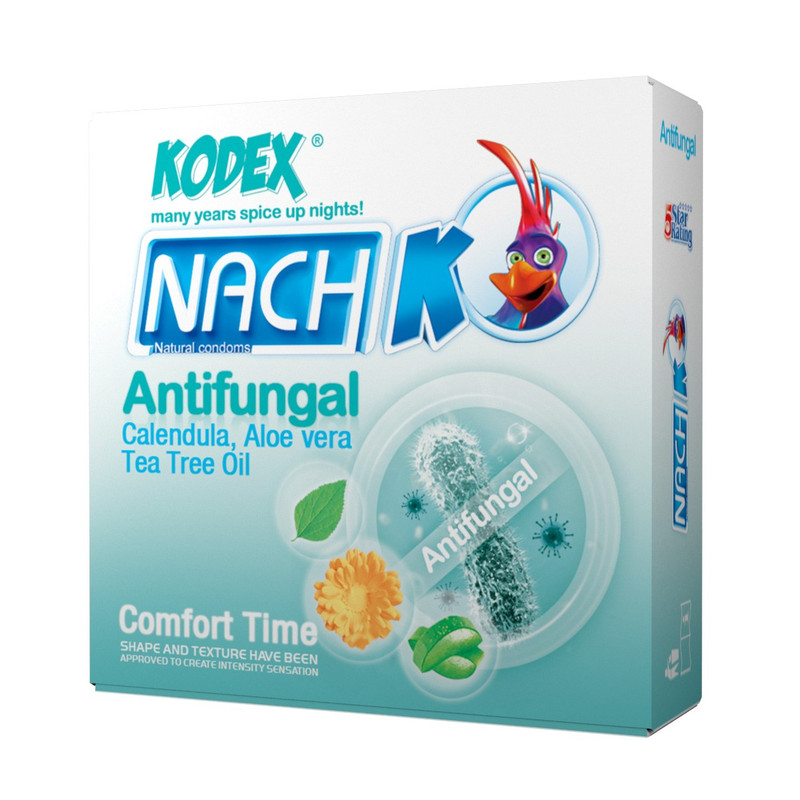 کاندوم ضد قارچ مدل Antifungal کدکس 3 عددی