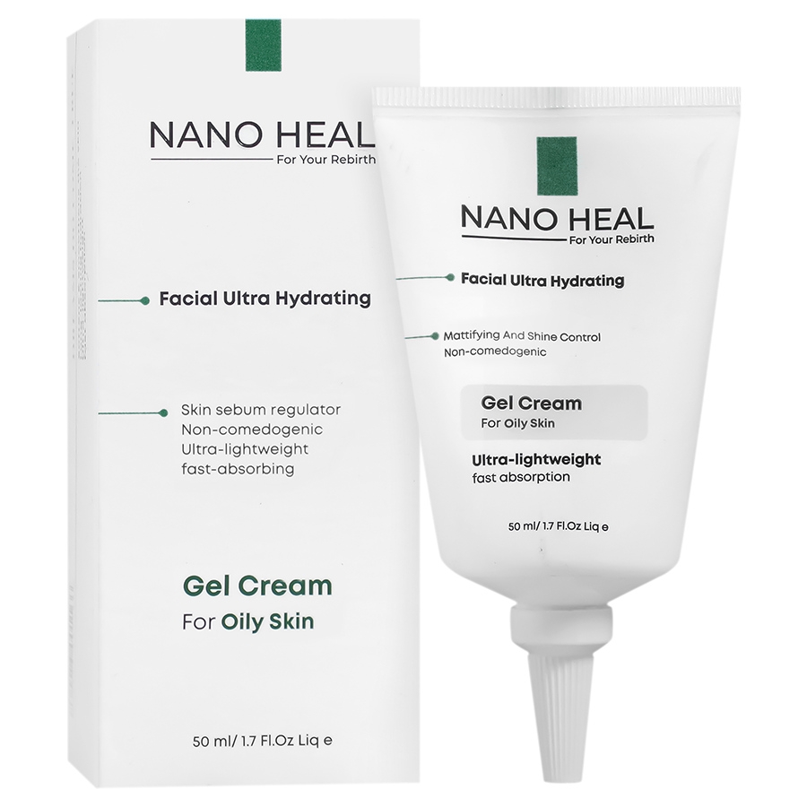 ژل کرم آبرسان پوست چرب نانوهیل